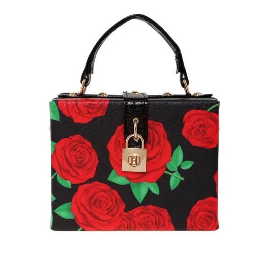 Rose Rectangle Handbag